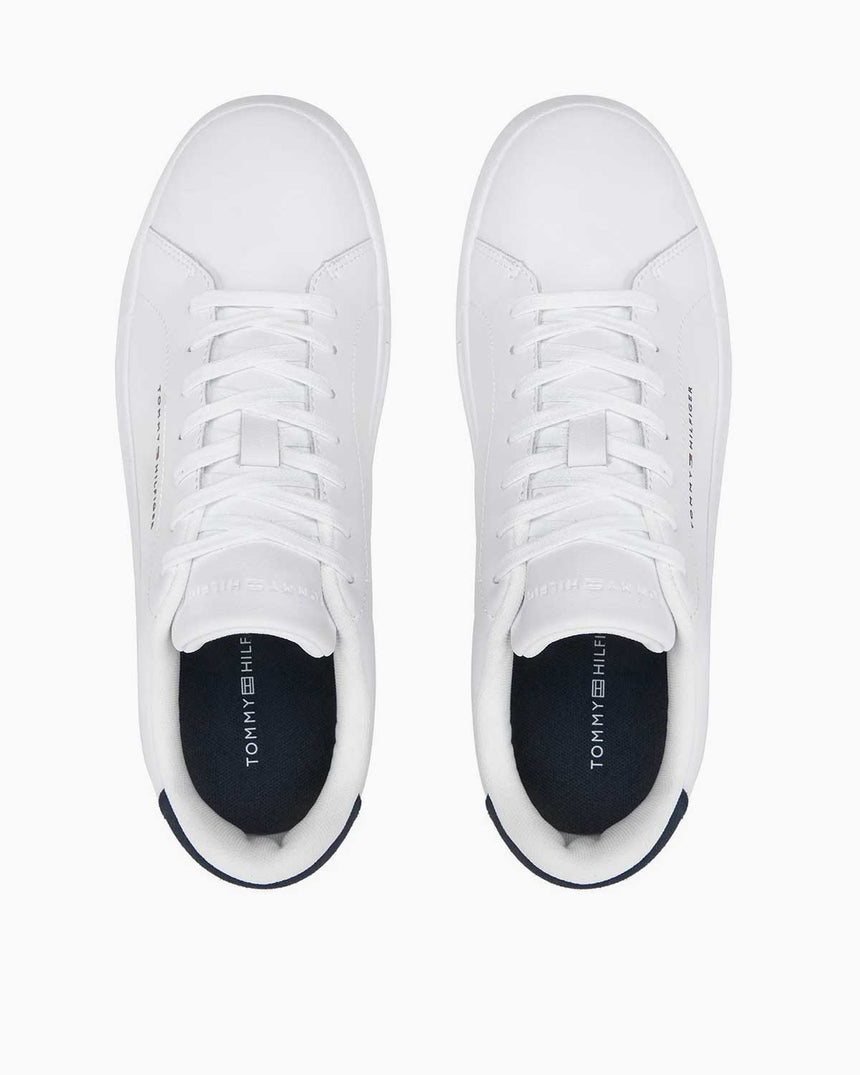 Tommy Hilfiger Court Leather Low Top Sneakers White