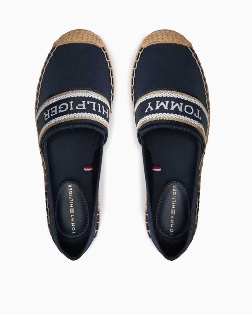 Tommy Hilfiger Mono Webbing Espadrille Ayakkabı Space Blue