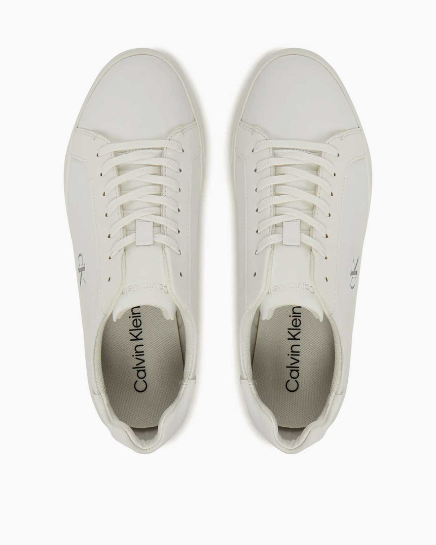 Calvin Klein Katty Deri Kadın Sneaker Triple Bright White