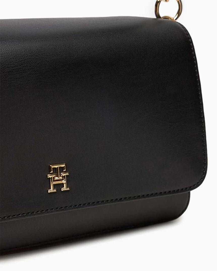 Tommy Hilfiger Fresh Shoulder Bag Omuz Çantası Black