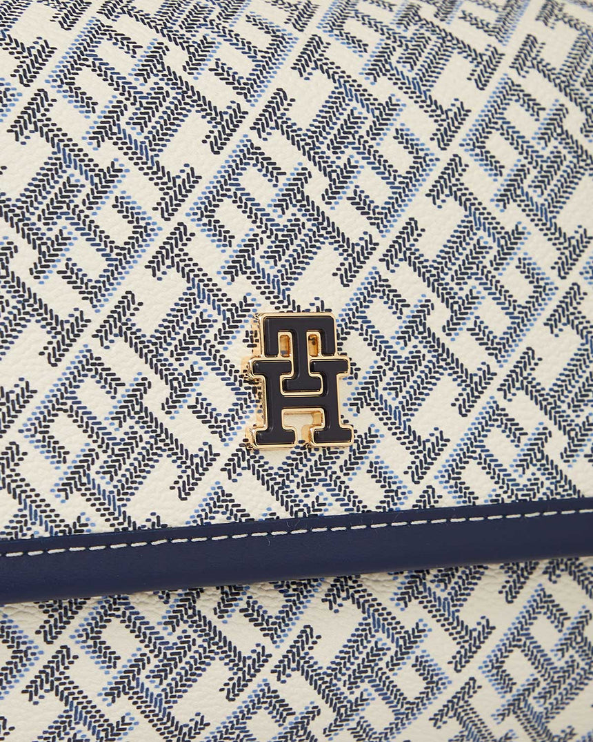 Tommy Hilfiger Monoplay Flap Çapraz Askılı Çanta Space Blue