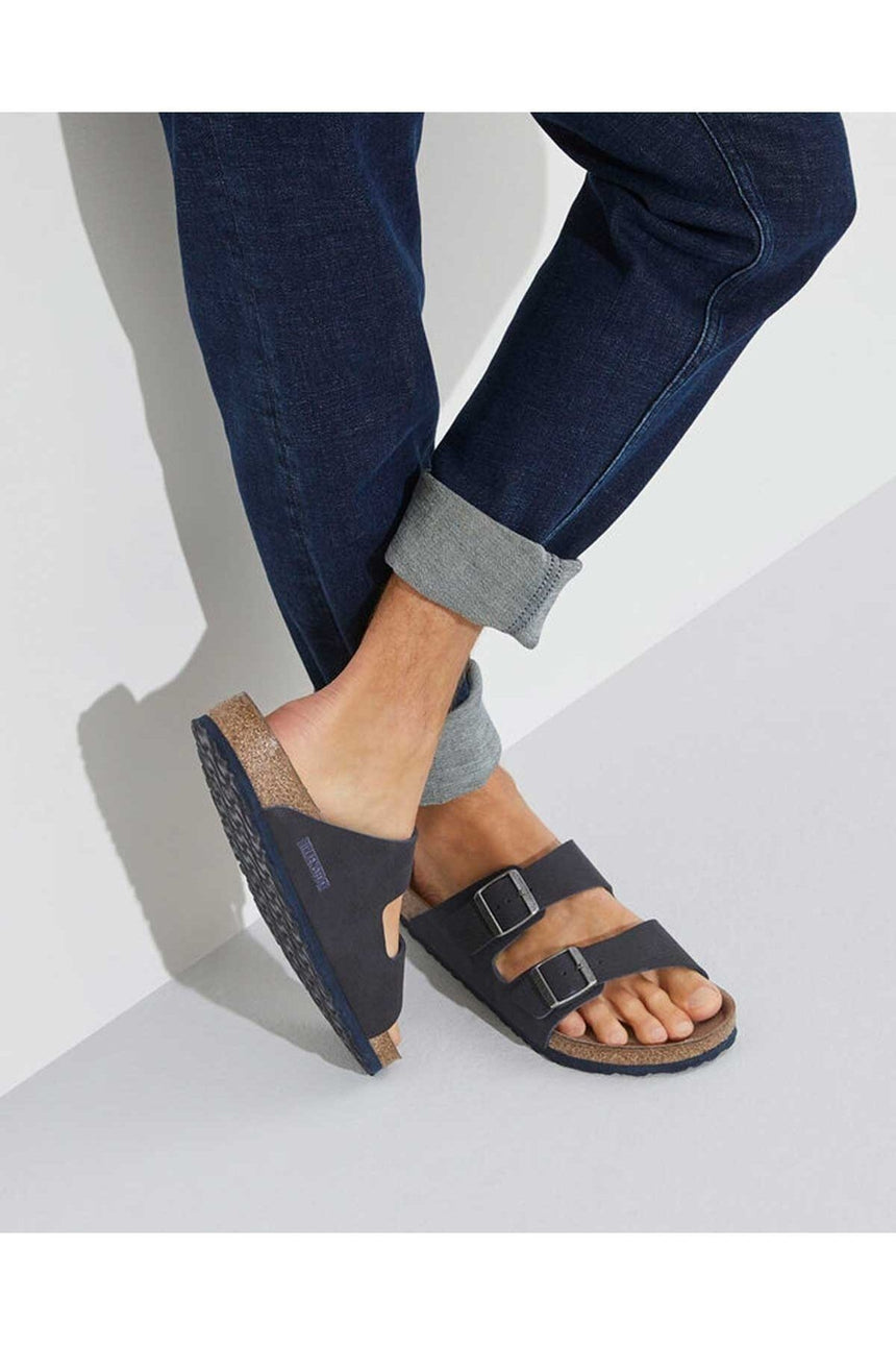Birkenstock Arizona Desert Dust Veg Erkek Terlik İndigo Blue