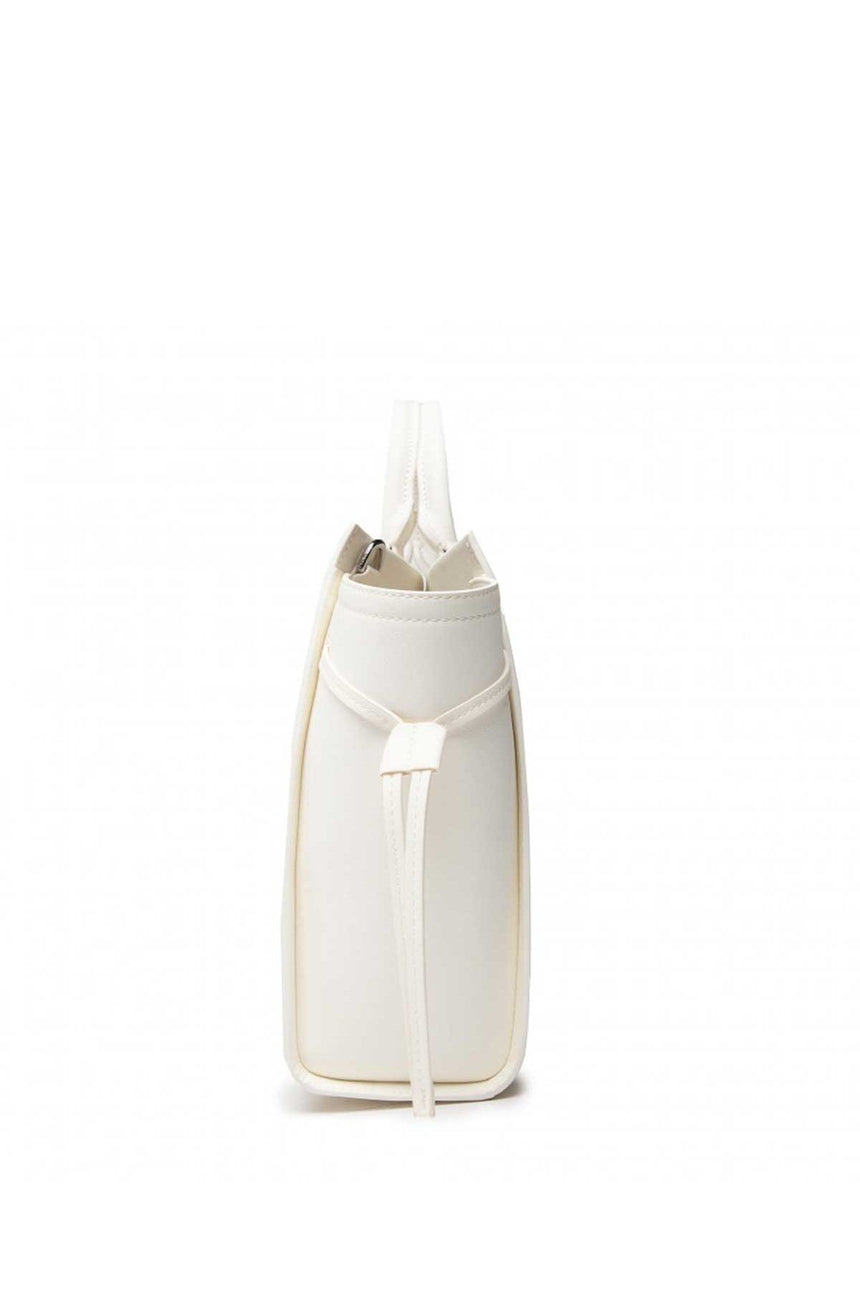 Calvin Klein Re-Lock Drawstring Tote Bag Perf Kadın Omuz Çantası Ck White