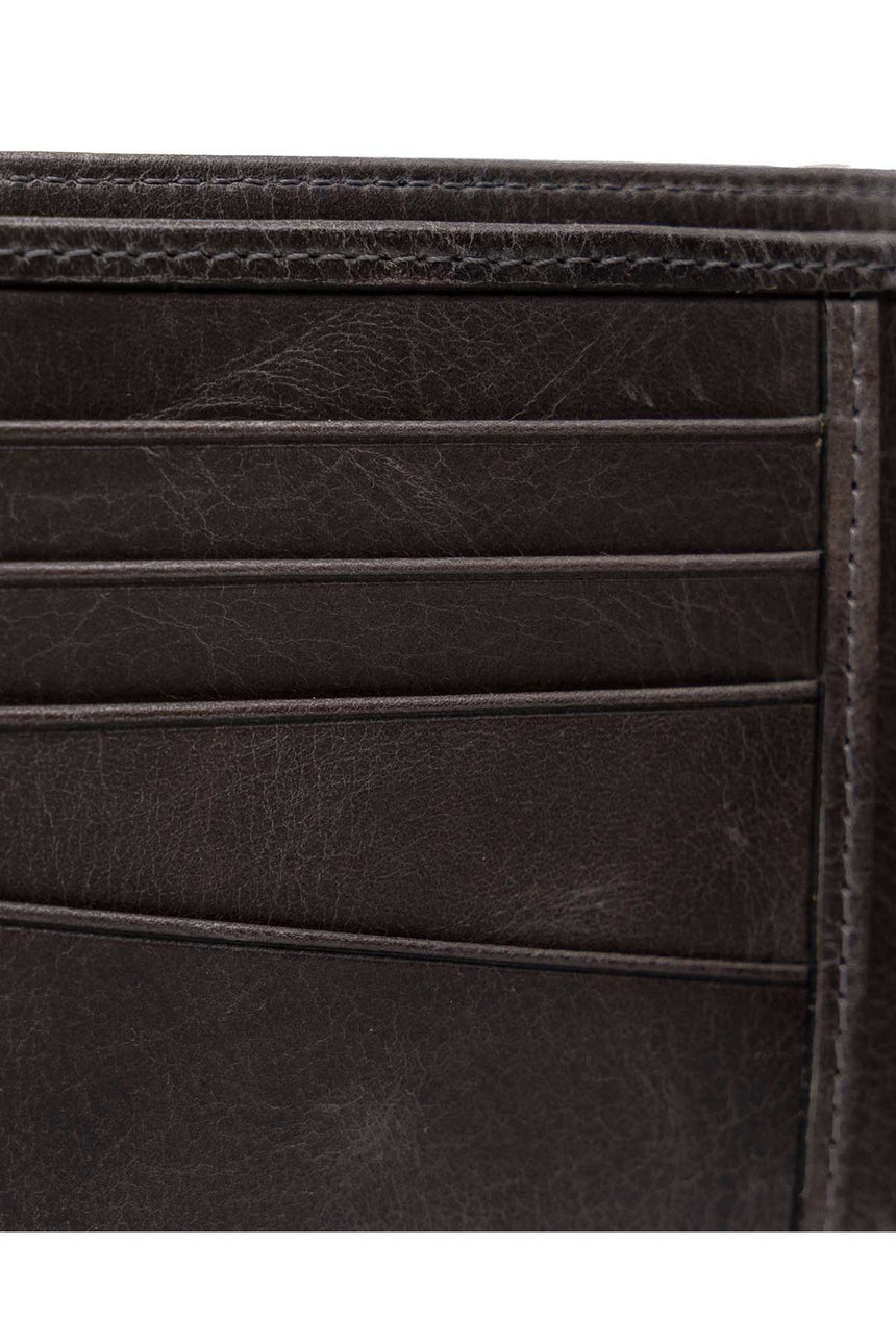 Grande Çıkarılabilir Kartlıklı Erkek El Portföyü Crazy Gri