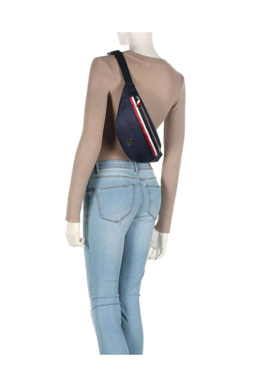 Tommy Hilfiger Poppy Bumbag Corp Kadın Bel Çantası Sky Captain
