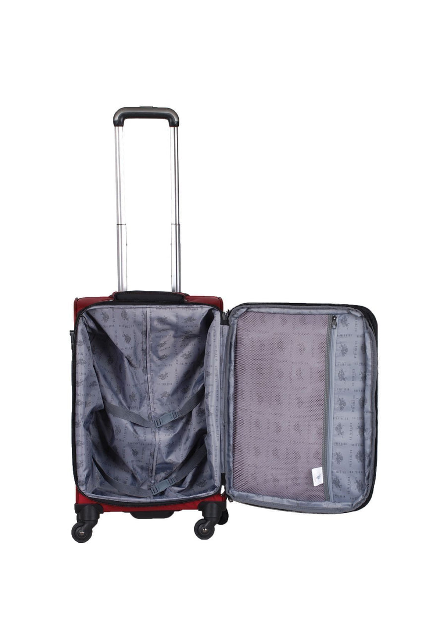 U.s Polo Assn. Körüklü Kabin Boy Valiz Bordo