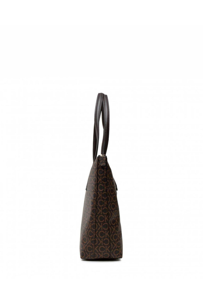 Calvin Klein Ck Must Shopper Md Mono Kadın Omuz Çantası Brown Mono