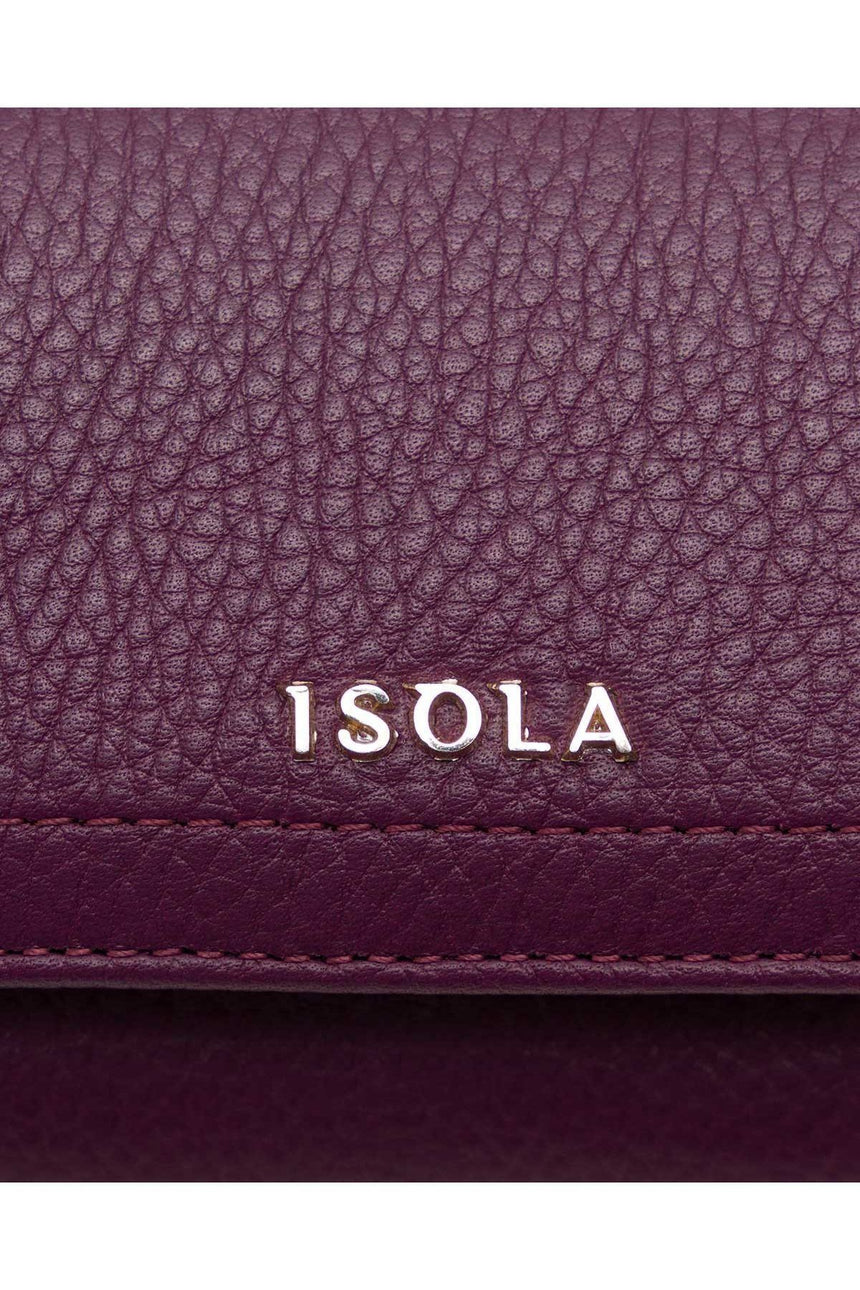 Isola Selly Kadın Hakiki Deri Cüzdan Mor