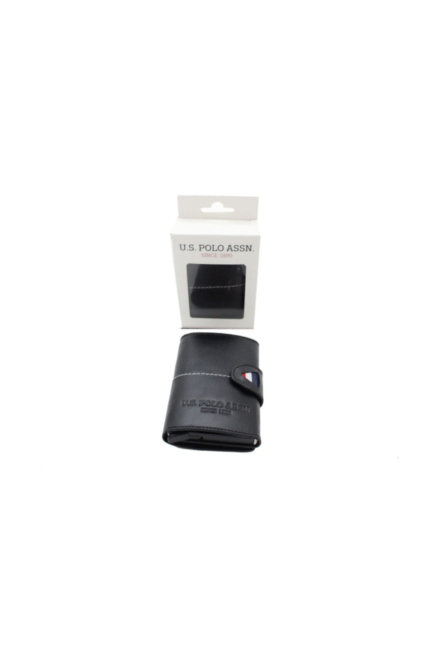 Us. Polo Assn Kartlık Mekanizmalı Erkek Cüzdanı Siyah