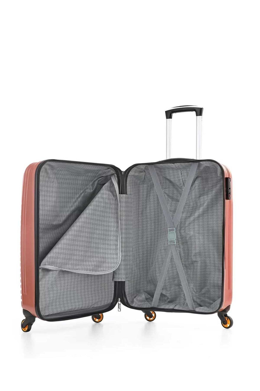 ÇÇS ABS Kabin Boy Valiz Pudra