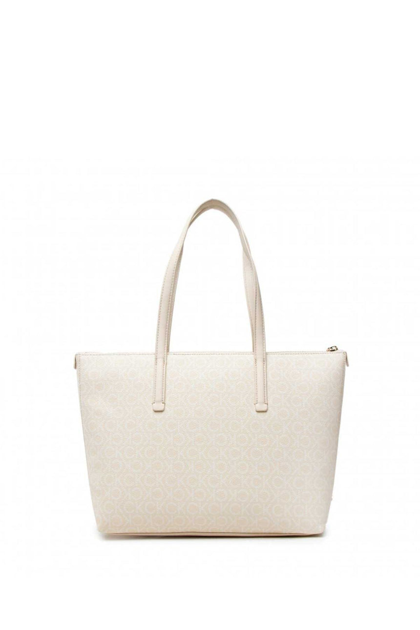 Calvin Klein Ck Must Shopper Md Mono Kadın Omuz Çantası Sand Mono