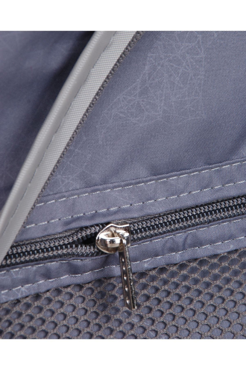 ÇÇS Kroko Kabartma Doku Orta Boy Valiz Siyah