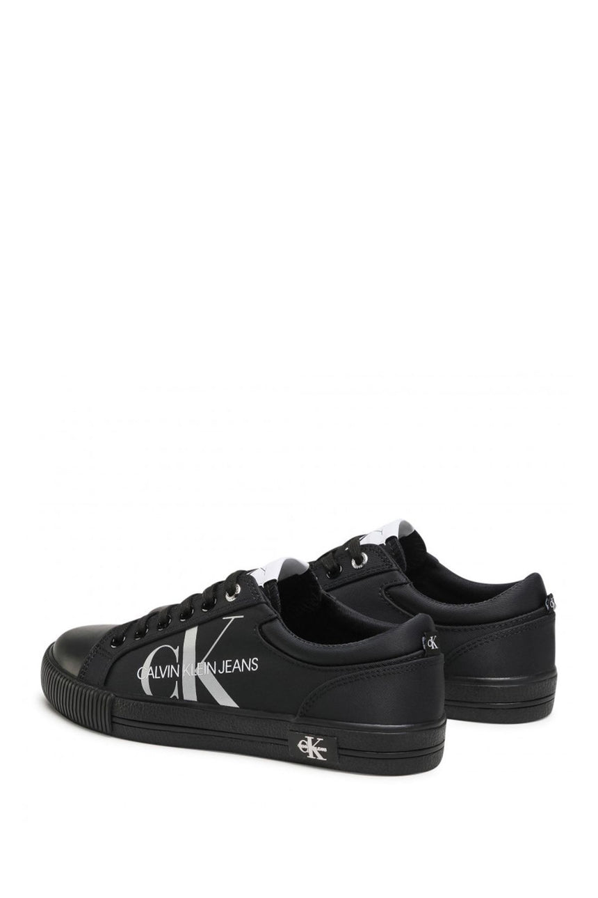 Calvin Klein Vulcanized Laceup Pes Kadın Sneakers Full Black