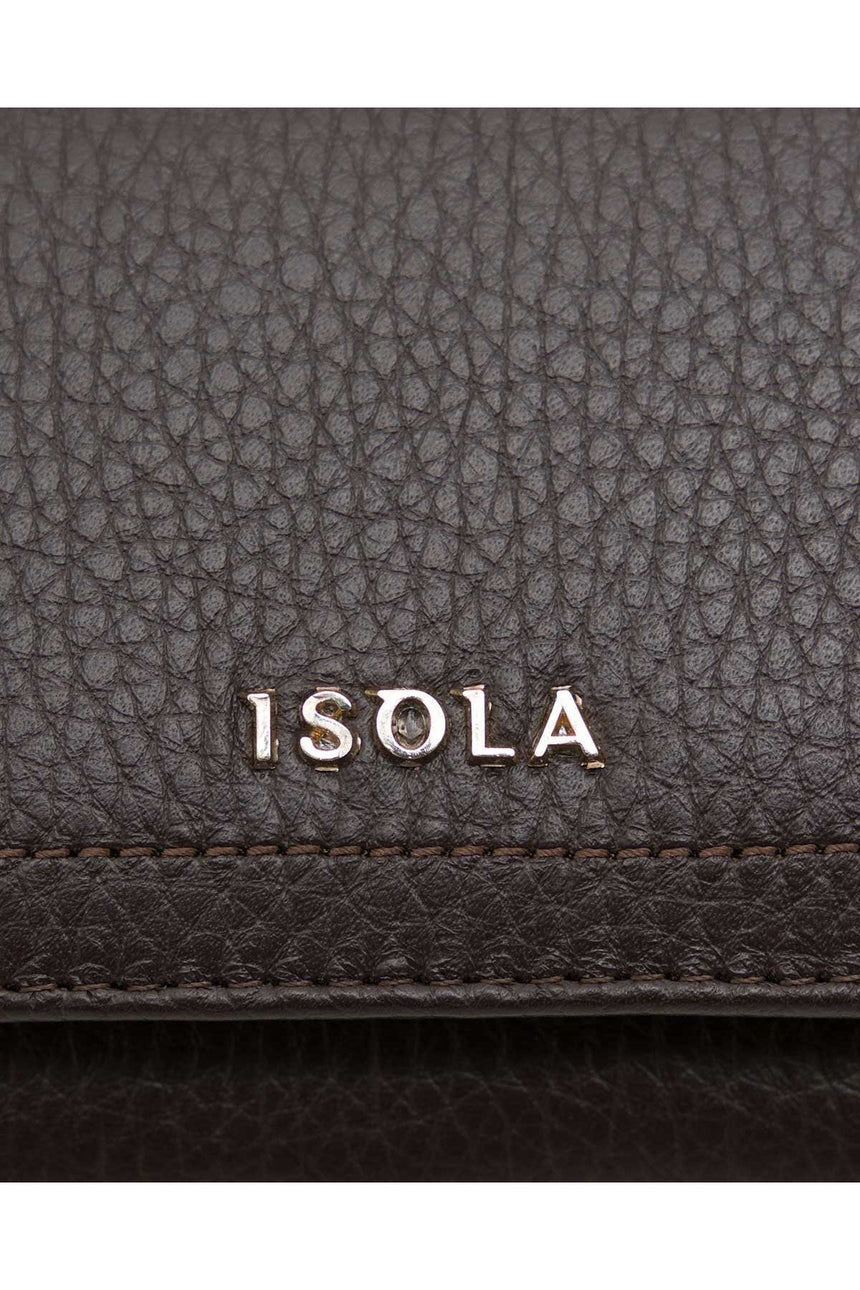 Isola Selly Kadın Hakiki Deri Cüzdan Kahve