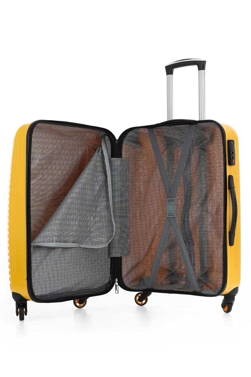 ÇÇS ABS Büyük Boy Valiz Sarı