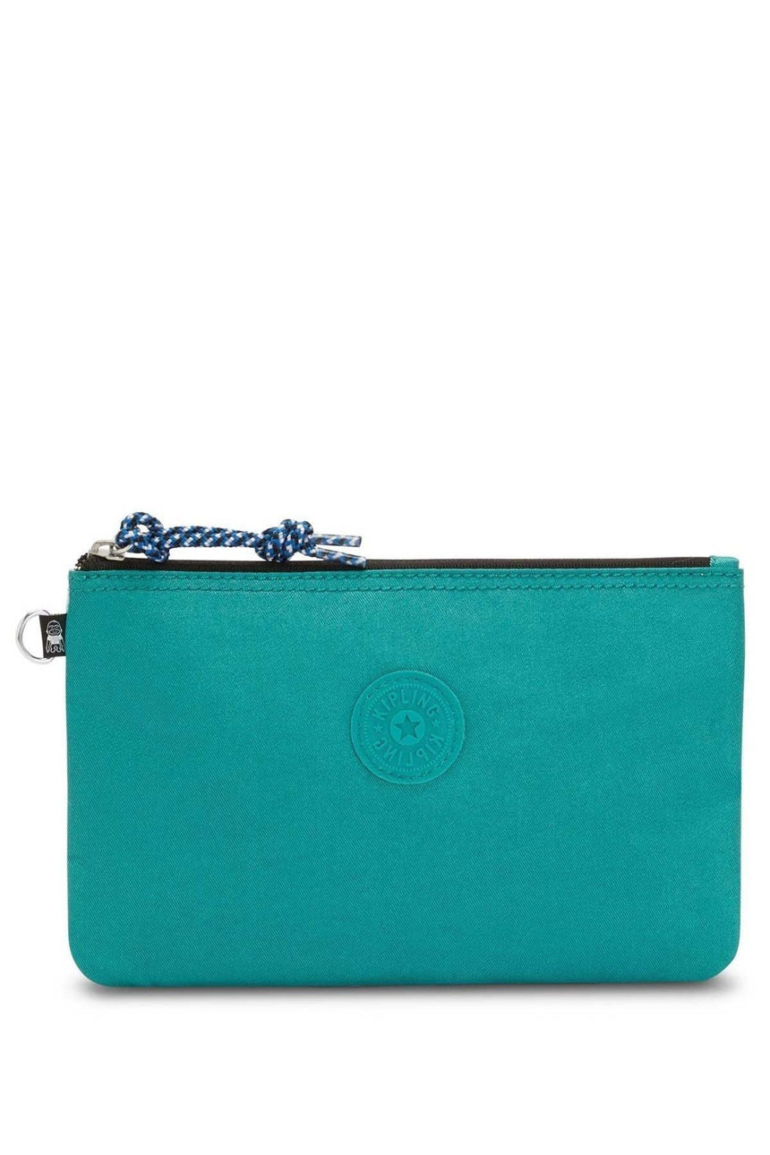 Kipling Casual Pouch Style-it Kadın Makyaj Çantası Green Slate Bl