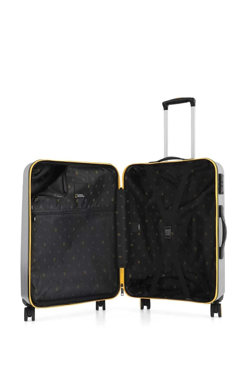 National Geographic 55 Cm Valiz Gümüş