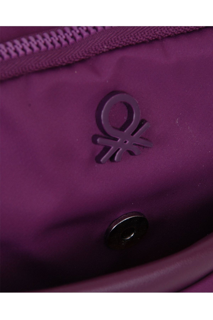 Benetton Dört Bölmeli Çapraz Askılı Kadın Çantası Lacivert