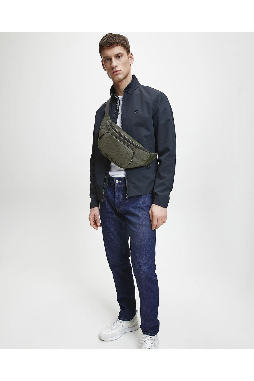 Calvin Klein Mono Blend Erkek Bel Çantası Dark Olive