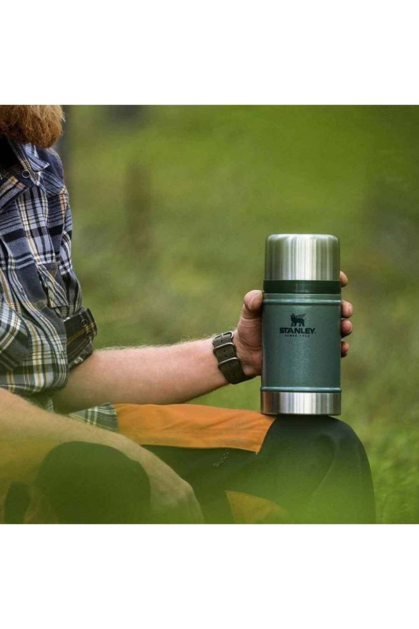 Stanley Efsane Klasik Seri-0.70 Litre Çelik Yemek Termosu Hammertone Green