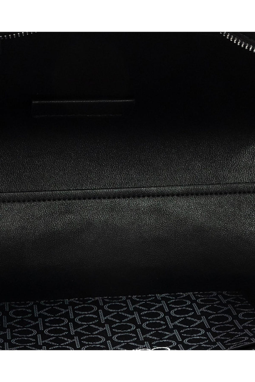 Calvin Klein Mono Shopper Md Kadın Kol Çantası Black Mono