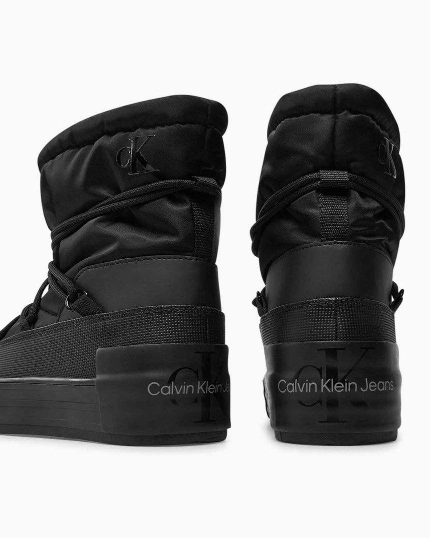 Calvin Klein Jeans Flatform Low Top Kar Botu Triple Black