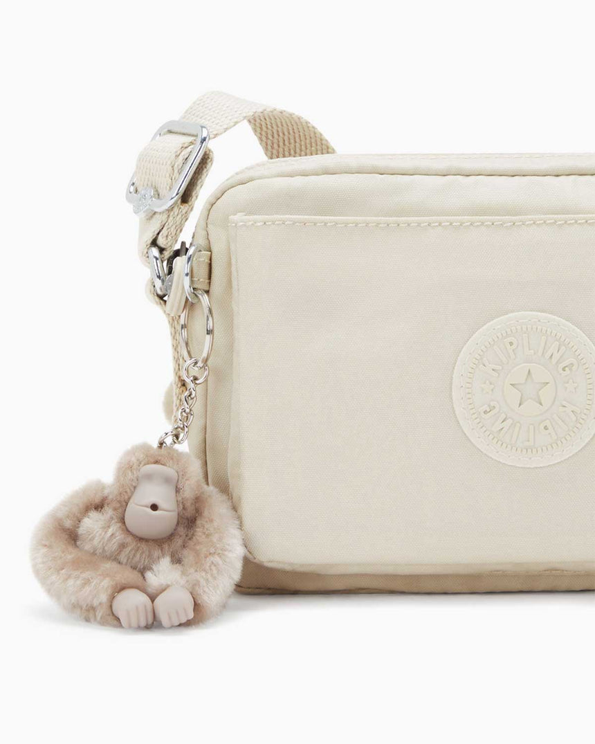 Kipling Abanu Basic Plus Çapraz Askılı Kadın Çantası Beige Pearl