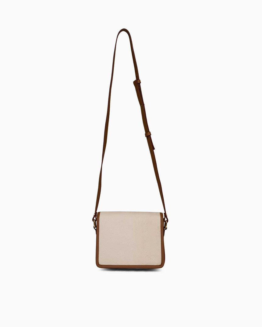 Nautica Logolu Omuz Çantası Bej - Taba