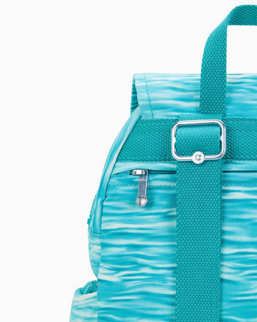 Kipling City Pack Zip Basic Sırt Çantası Aqua Pool