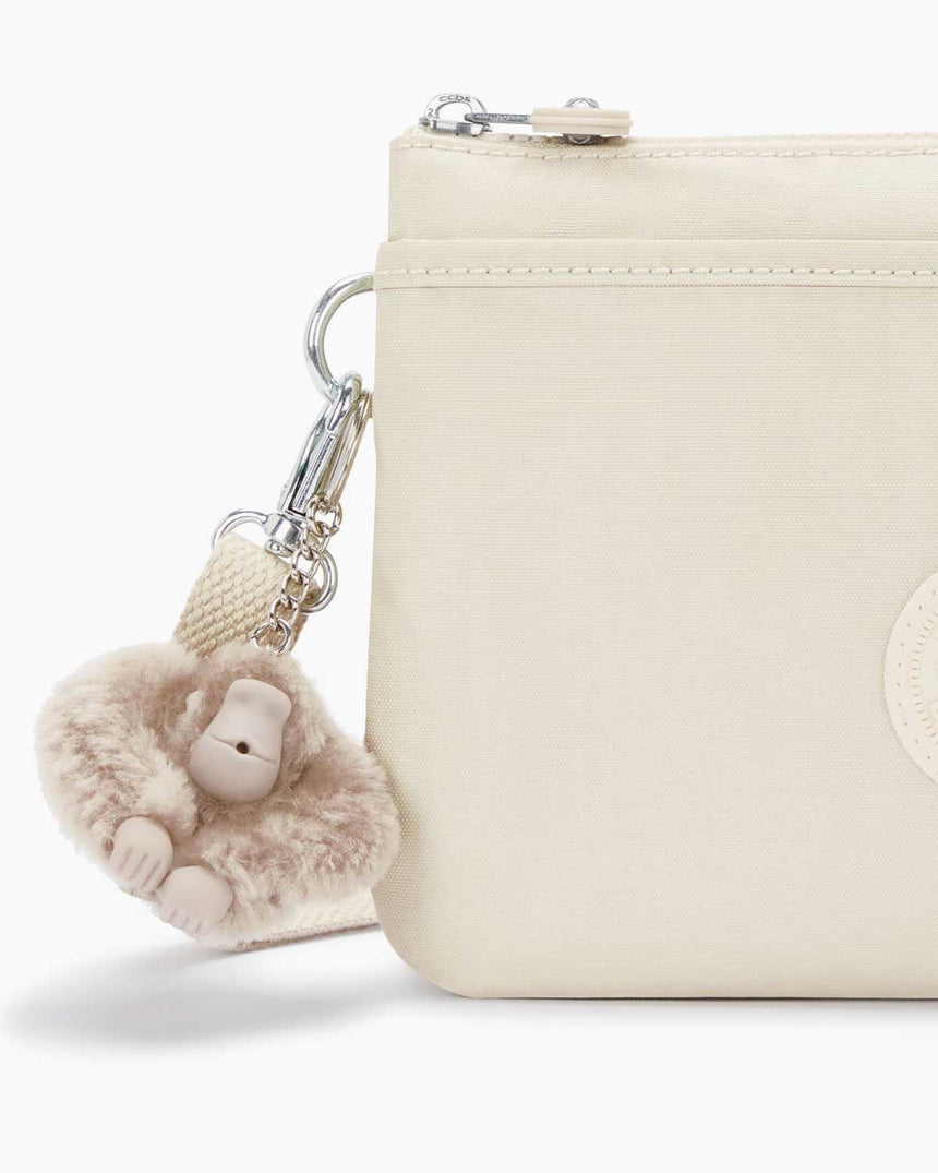 Kipling Riri Basic Plus Çapraz Askılı Çanta Beige Pearl