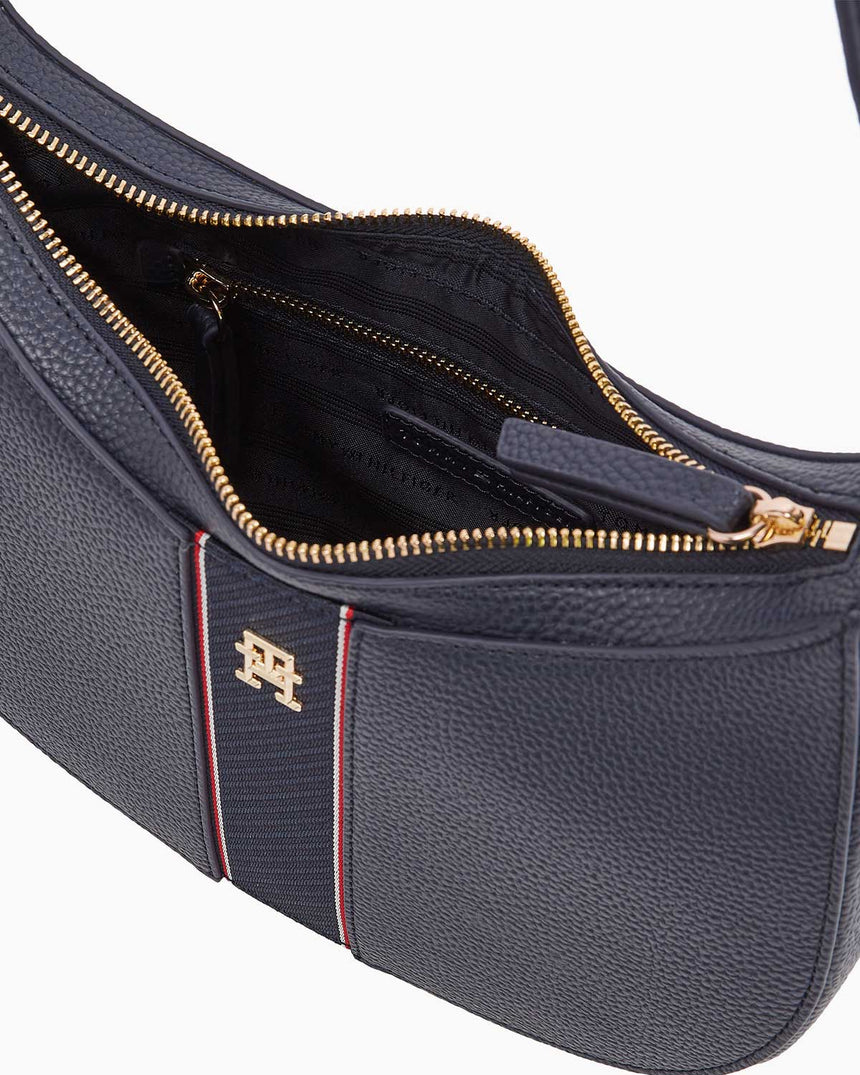 Tommy Hilfiger Legacy Hobo Shoulder Omuz Çantası Space Blue