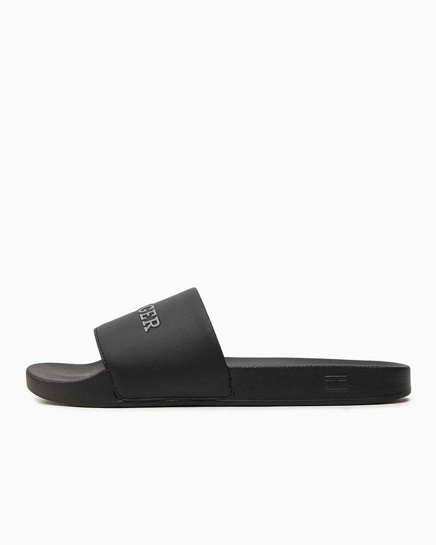 Tommy Hilfiger Raised Pool Slide Terlik Black