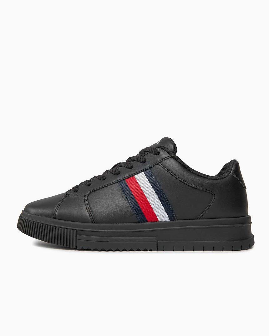 Tommy Hilfiger Supercup Stripes Low Top Sneakers Black