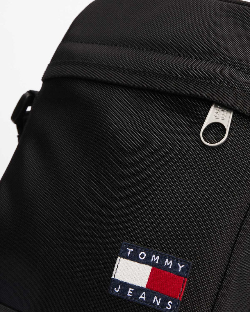Tommy Hilfiger Ess Daily Sportwear Askı Logo Detaylı Çapraz Askılı Çanta Black