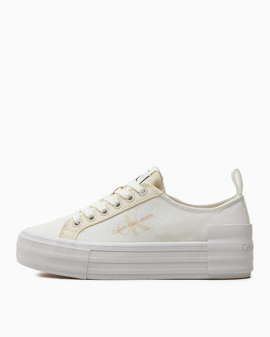 Calvin Klein Platform Low Top Sneakers Creamy White/White/Whisper Pink