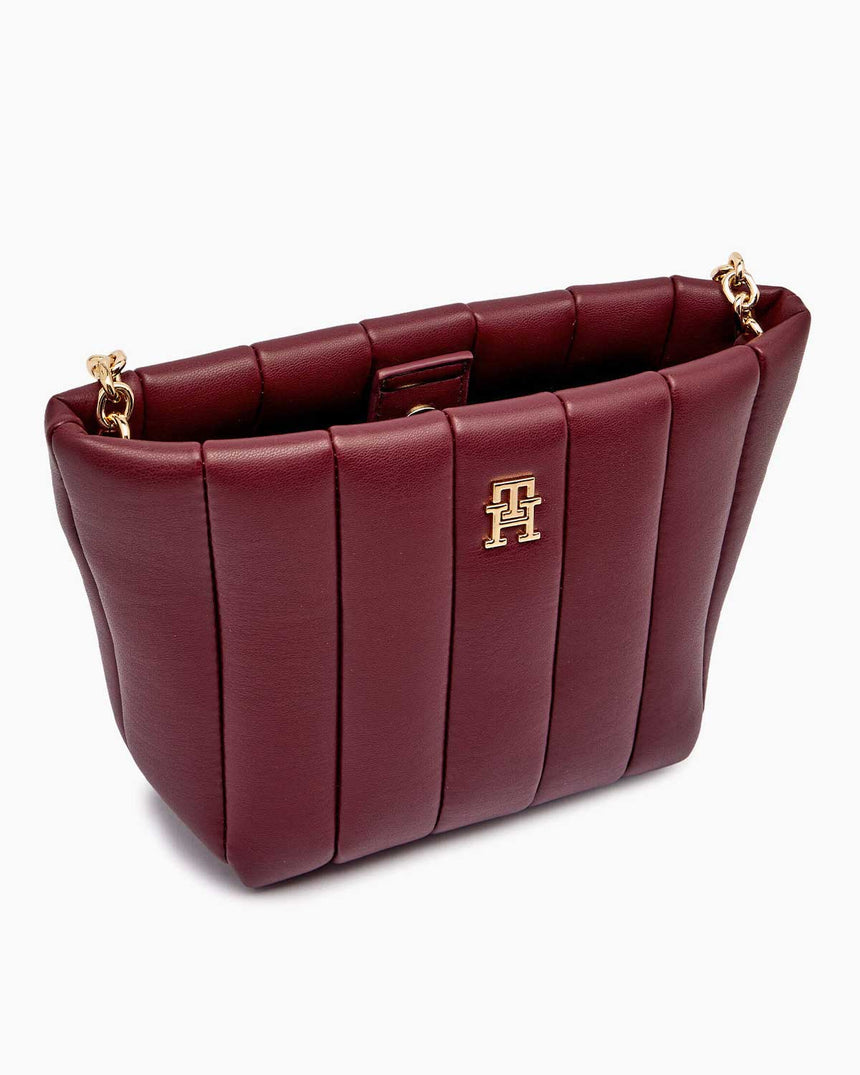 Tommy Hilfiger Grace Mini Kadın Çapraz Askılı Çanta Deep Rouge