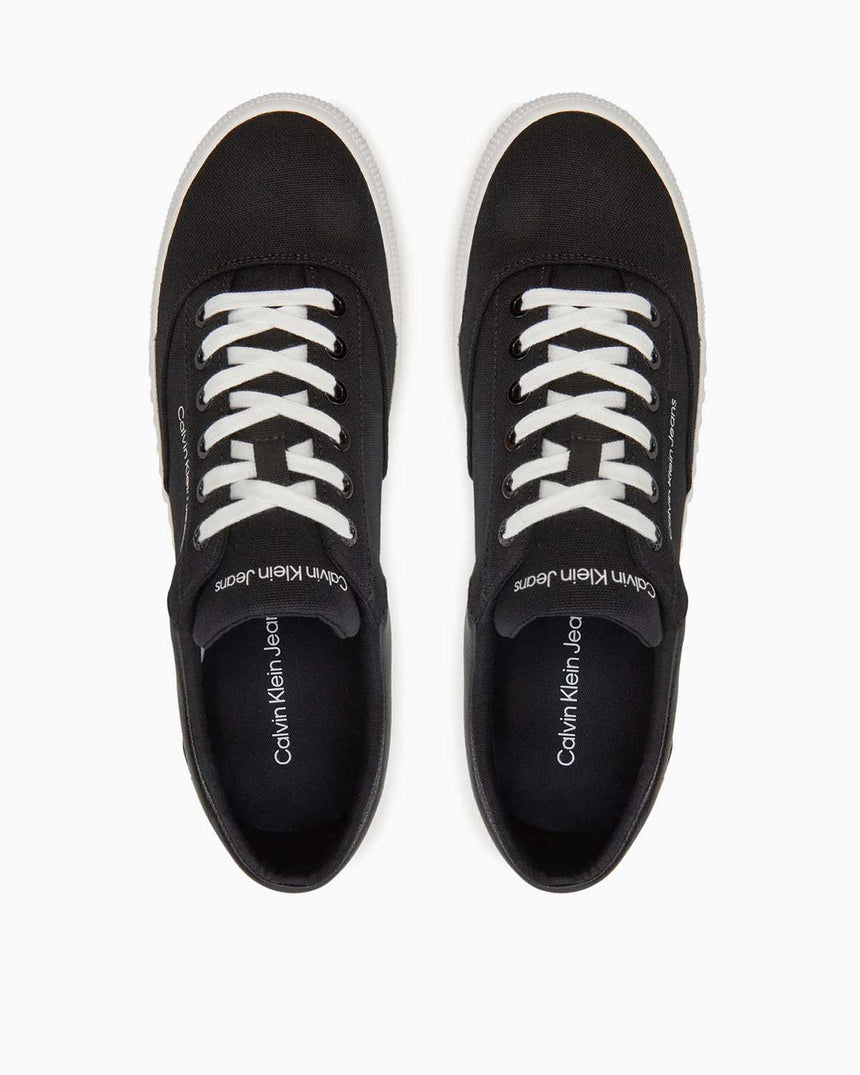 Calvin Klein Skater Lace Up Sneakers Black/Bright White