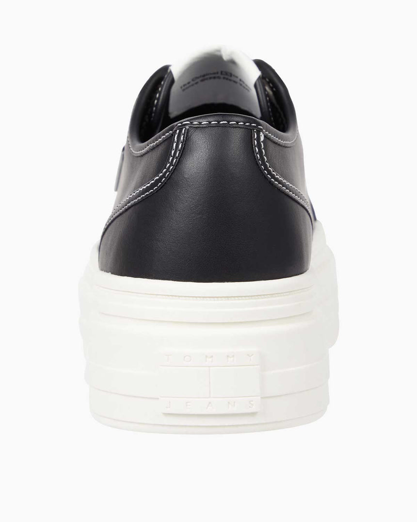 Tommy Hilfiger Foxing Low Top Sneaker Black