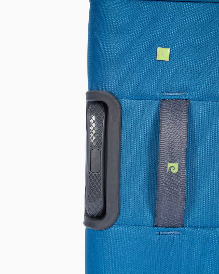 Pierre Cardin Büyük Boy Kumaş Valiz Mavi