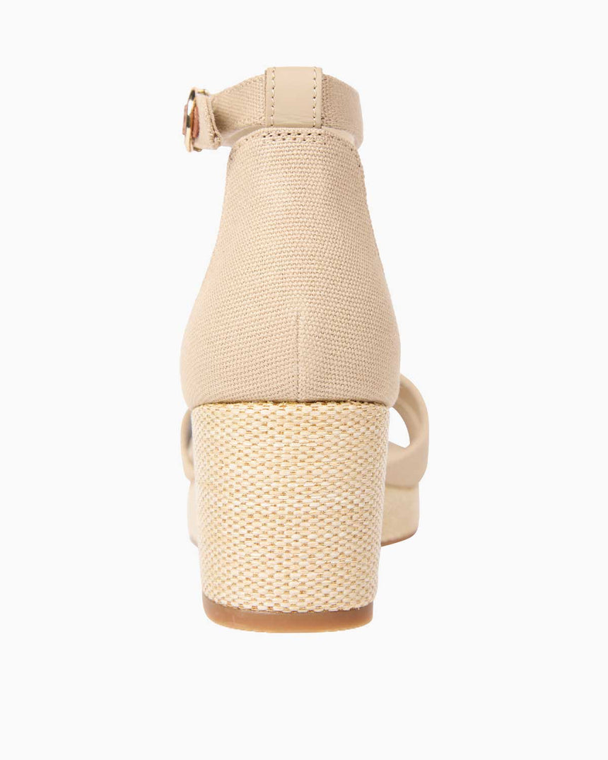 Tommy Hilfiger Flag Criss Cros Wedge Espadrilles Topuklu Sandalet Horseradish