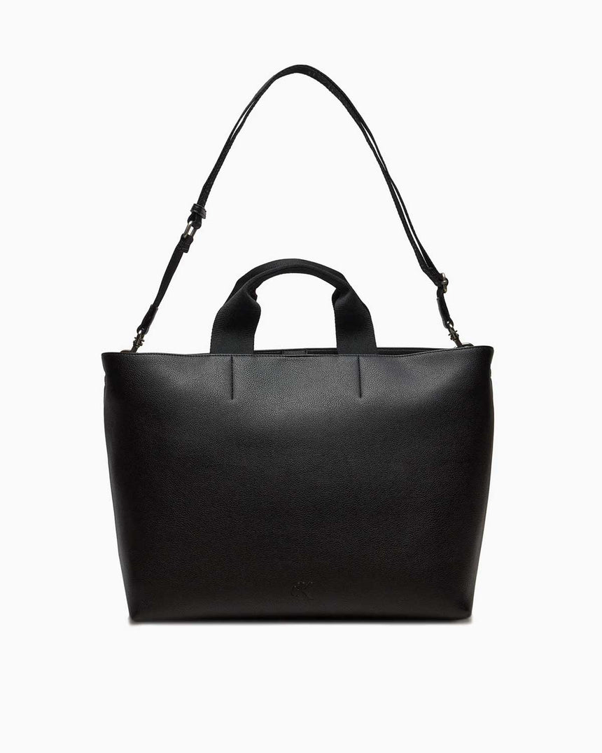Calvin Klein Jeans Over Webbing Tote El Çantası Black