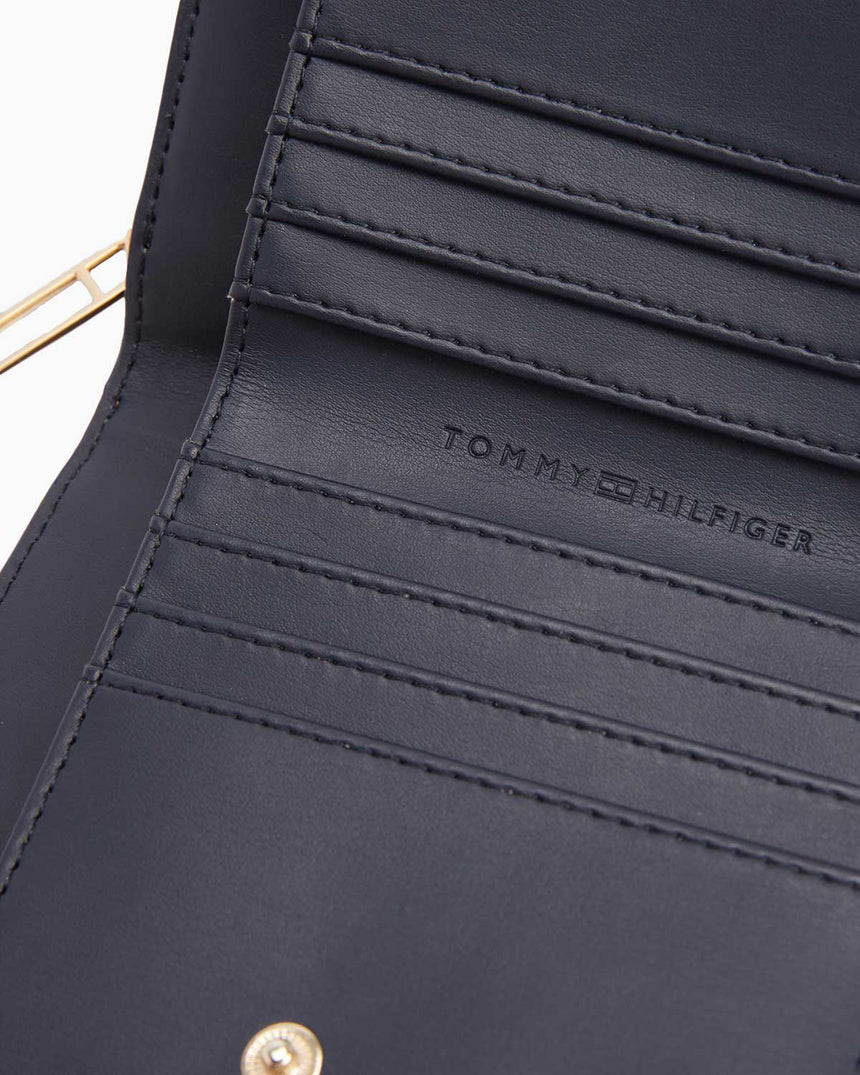 Tommy Hilfiger Soft Logotape Medium Cüzdan Safari Canvas