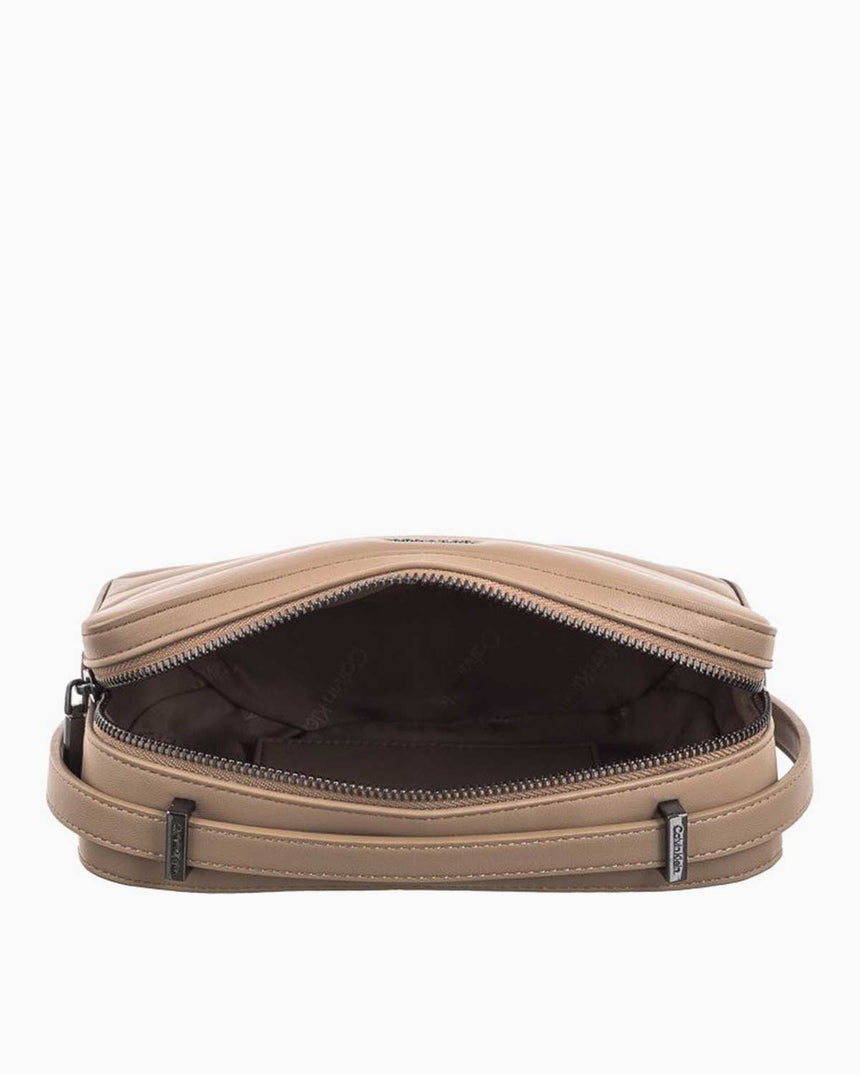 Calvin Klein Line Quilt Crossover Camera Bag Chanterelle