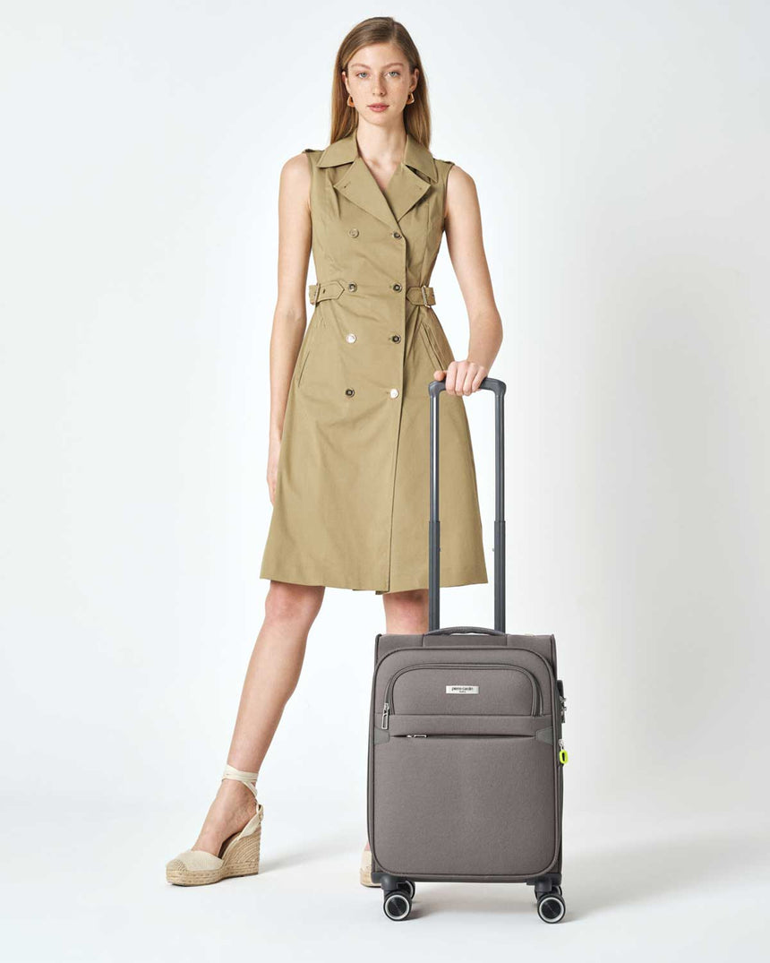 Pierre Cardin Kabin Boy Kumaş Valiz Antrasit