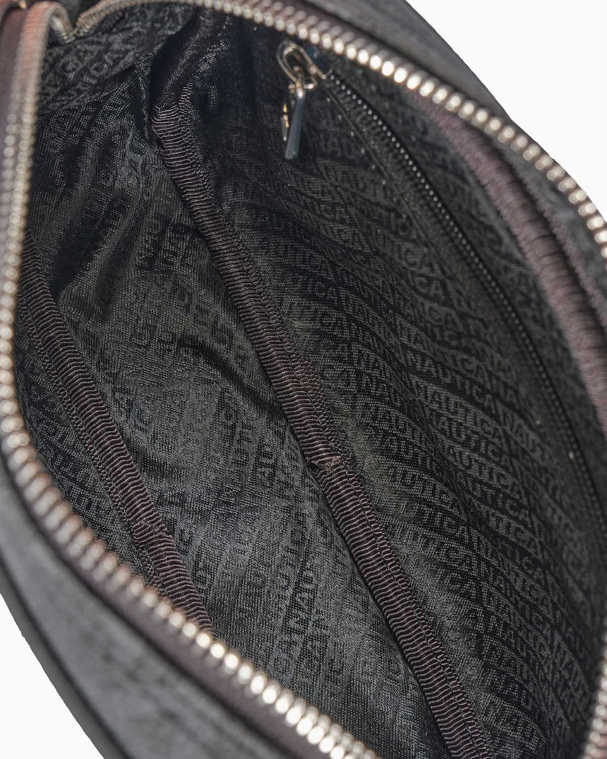 Nautica Mini Cüzdan Detaylı Çapraz Askılı Çanta Siyah