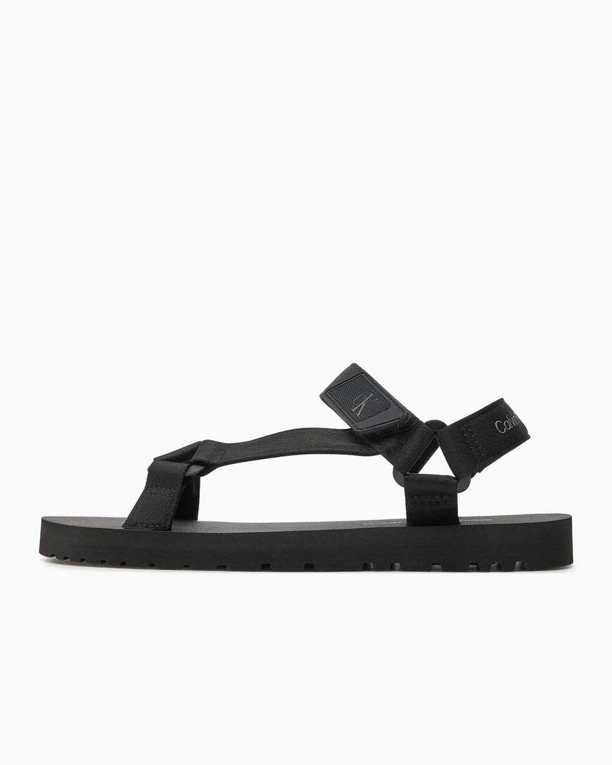Calvin Klein Velcro Flat Sandalet Triple Black