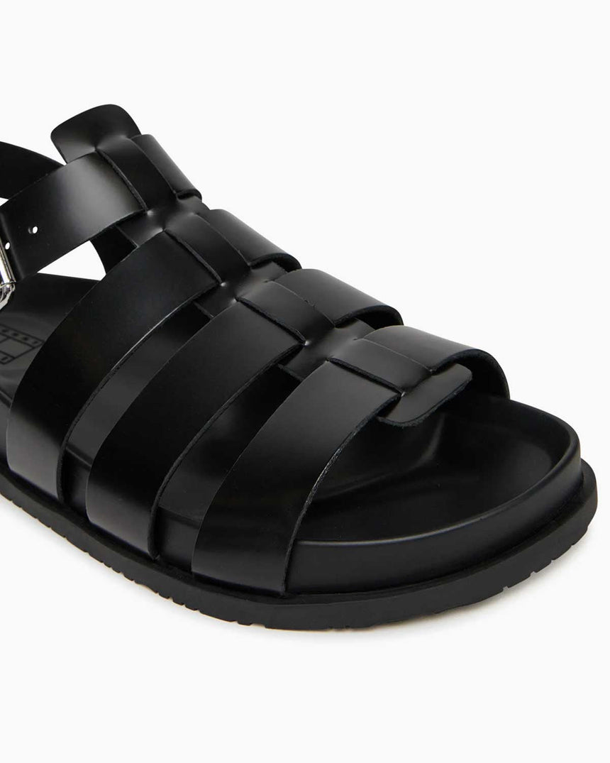 Tommy Hilfiger Bindi Patentli Kadın Balıkçı Sandalet Black