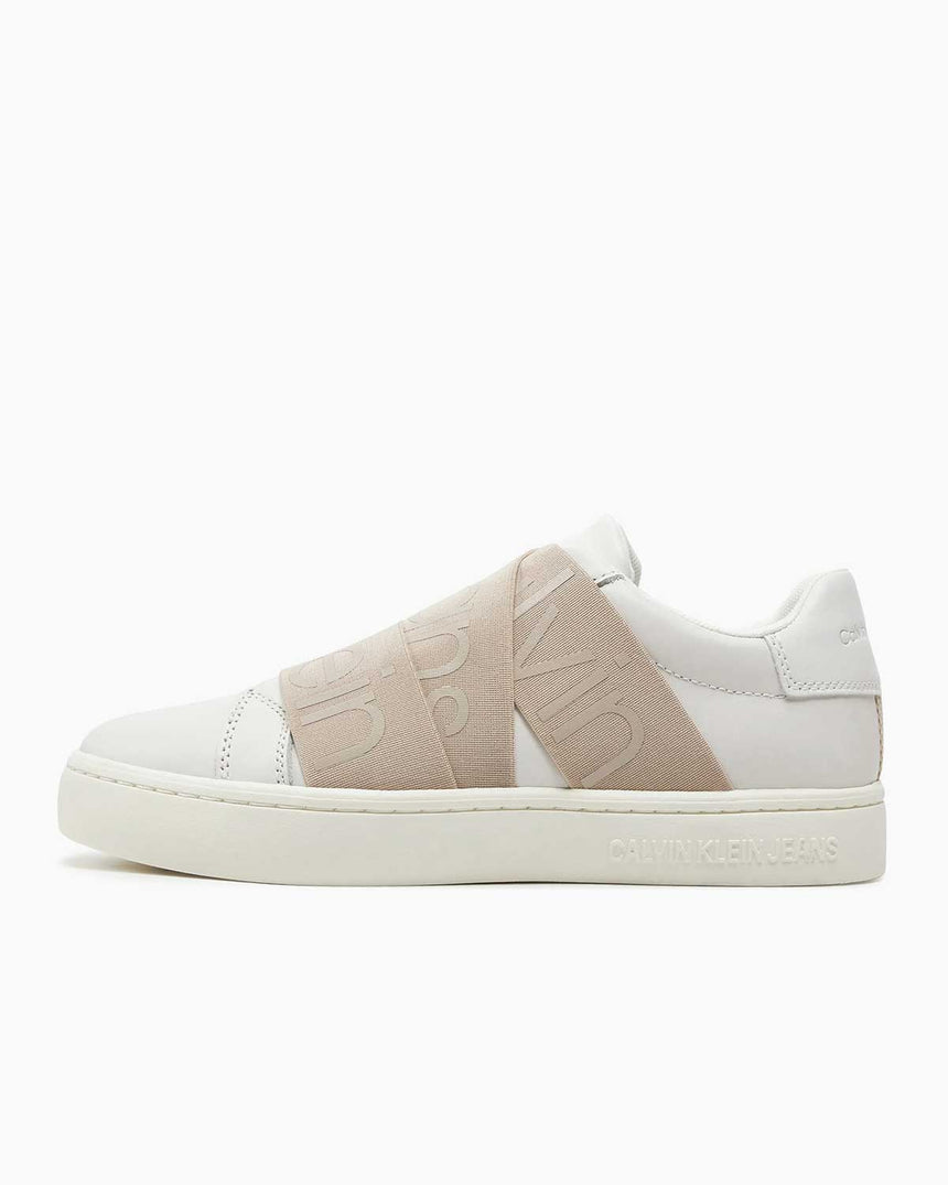 Calvin Klein Classic Cupsole Sneakers Bright White/Eggshell