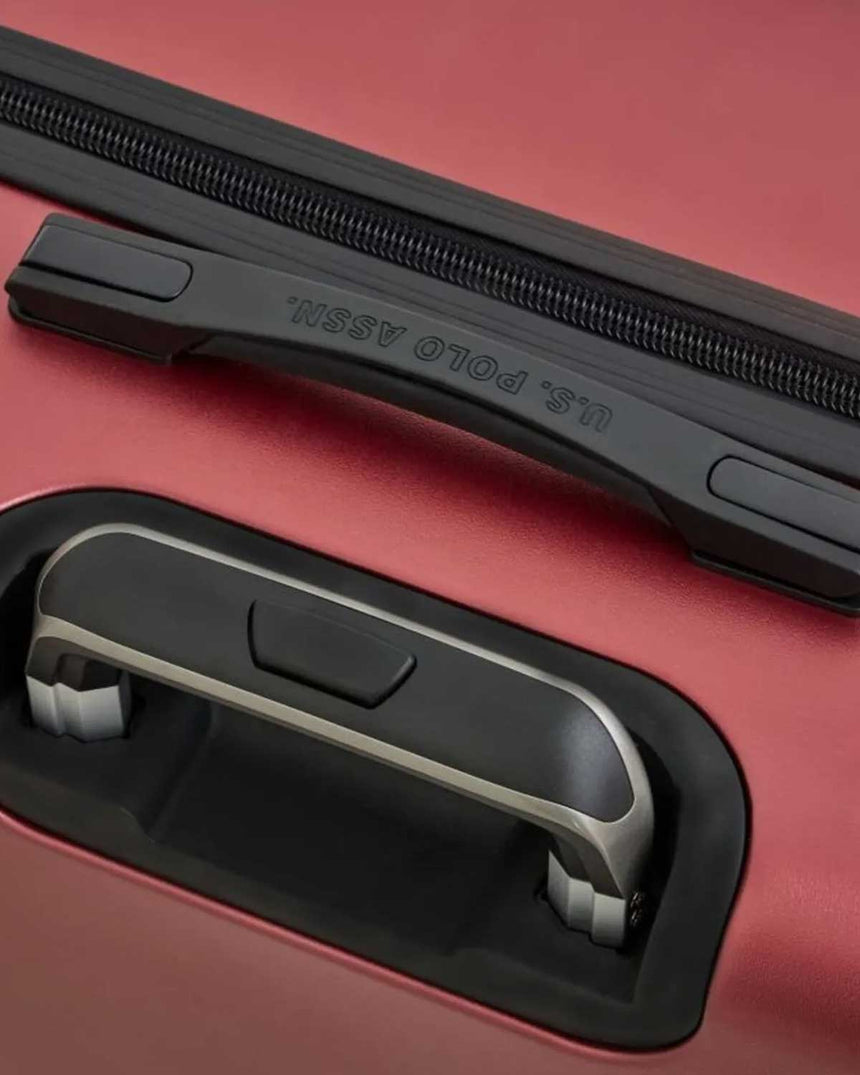 Us Polo Assn Büyük Boy Sert Valiz Bordo