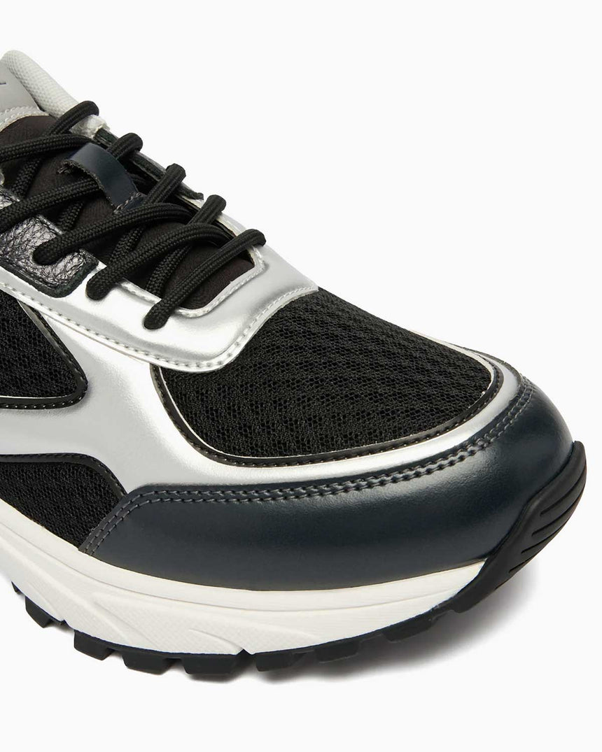 Calvin Klein Trailblazer Hike Runner Mesh Erkek Sneaker Black/Silver